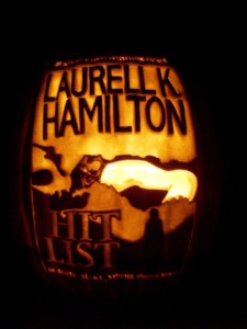 Carved Pumpkin with the HIT LIST cover.