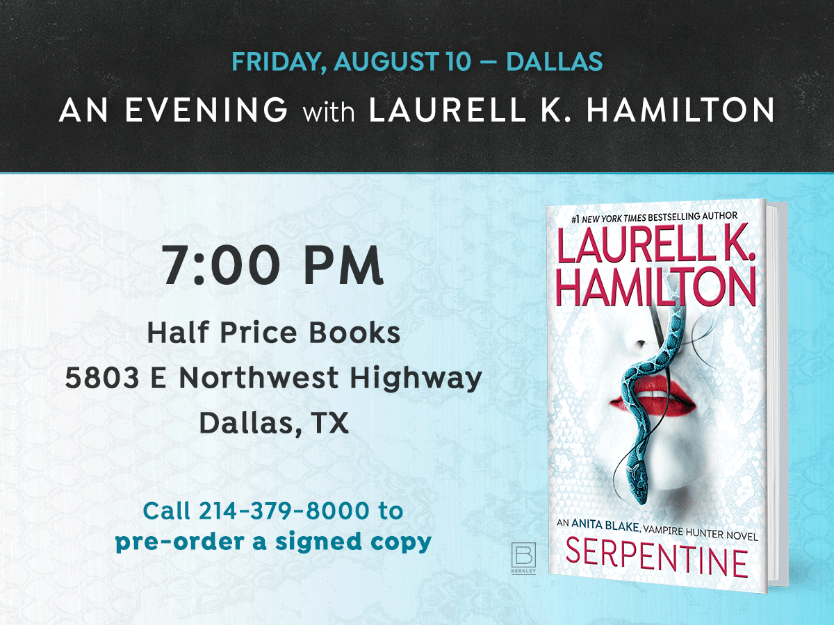 Dallas – An Evening with Laurell K. Hamilton