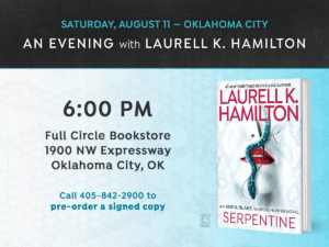 Oklahoma City - An Evening with Laurell K. Hamilton @ Full Circle Bookstore | Oklahoma City | Oklahoma | United States