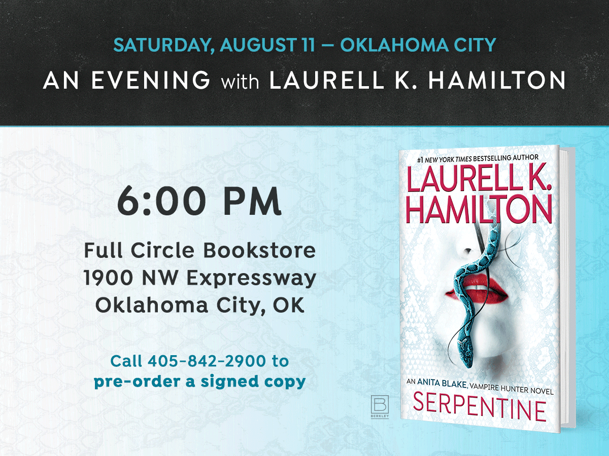 Oklahoma City – An Evening with Laurell K. Hamilton