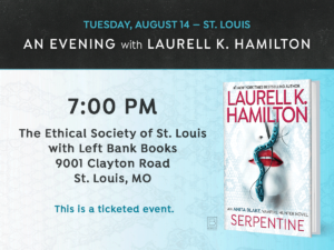 St. Louis - An Evening with Laurell K. Hamilton @ The Ethical Society of St. Louis  | St. Louis | Missouri | United States