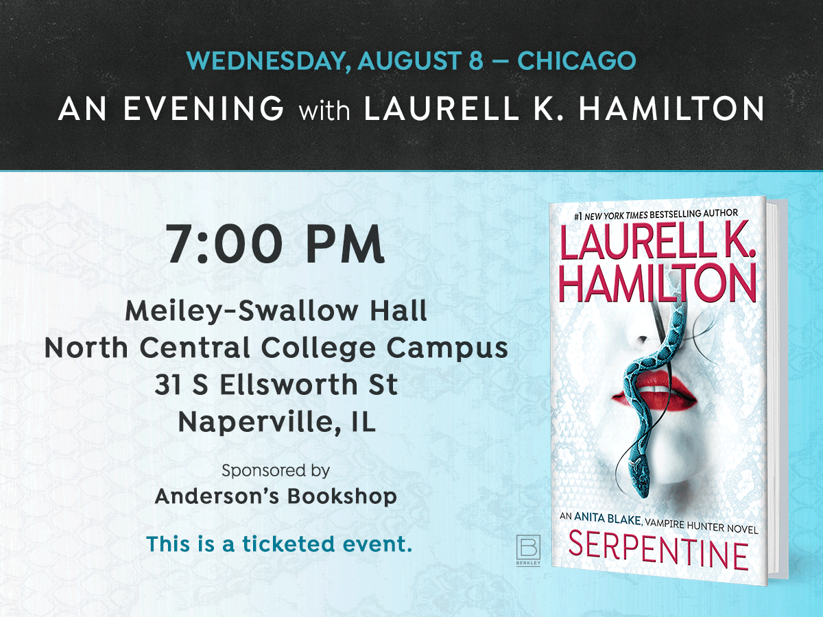 Chicago – An Evening with Laurell K. Hamilton