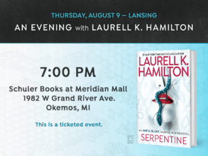 Lansing - An Evening with Laurell K. Hamilton @ Schuler Books Meridian Mall | Meridian charter Township | Michigan | United States